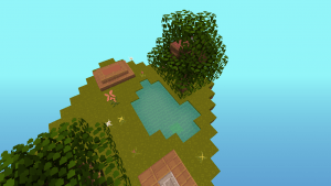 Minecraft Bedwarsmap "Gras"